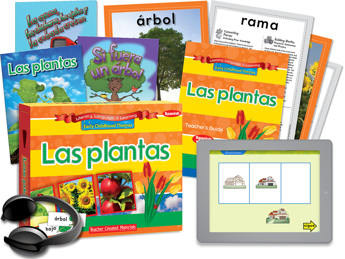 Early Childhood Themes: Las plantas (Plants) Kit (Spanish Version)