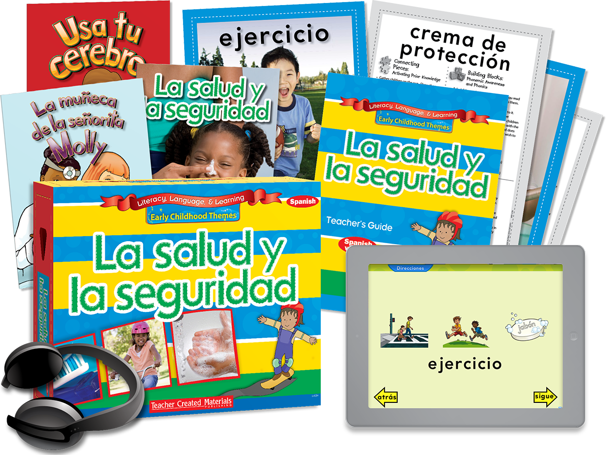 Early Childhood Themes: La salud y la seguridad (Health and Safety) Kit (Spanish Version)