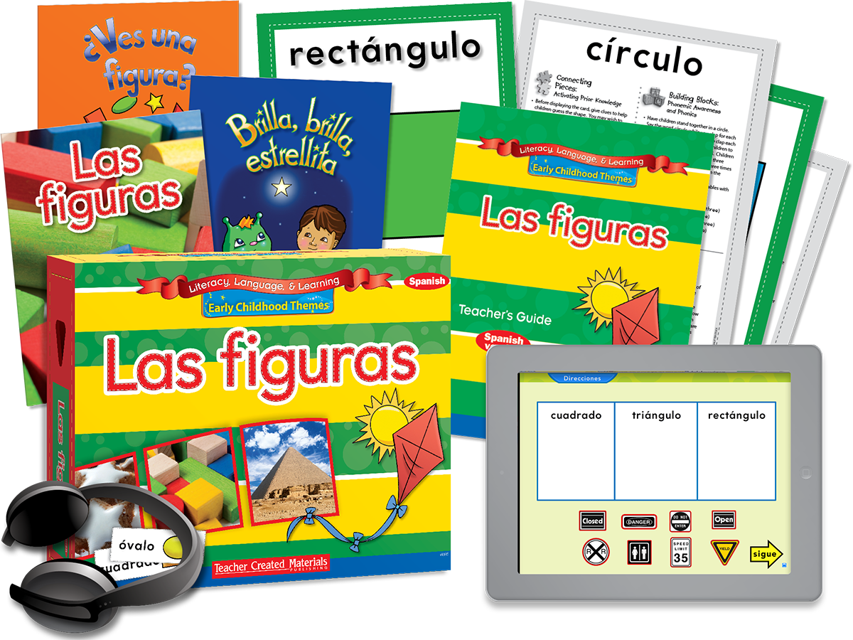 Early Childhood Themes: Las figuras (Shapes) Kit (Spanish Version)