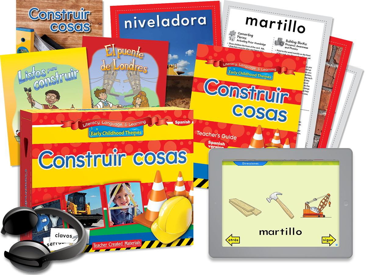 Early Childhood Themes: Construir cosas (Building Things) Kit (Spanish Version)