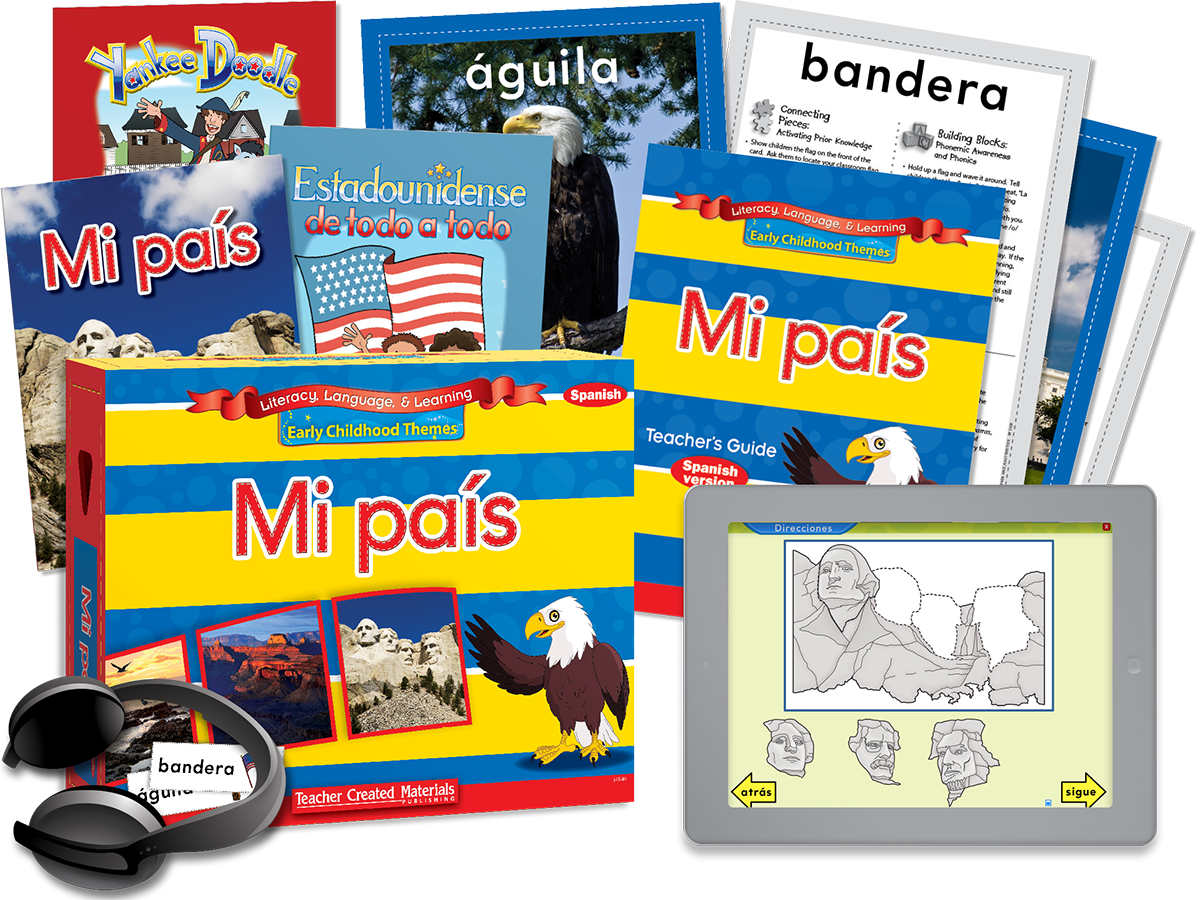 Early Childhood Themes: Mi país (My Country) Kit (Spanish Version)