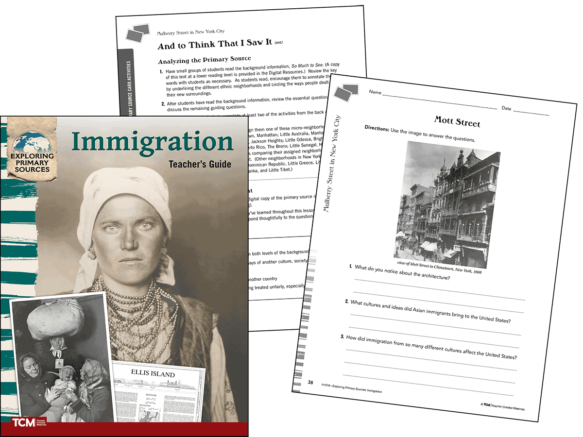 Exploring Primary Sources: Immigration, 2nd Edition Kit