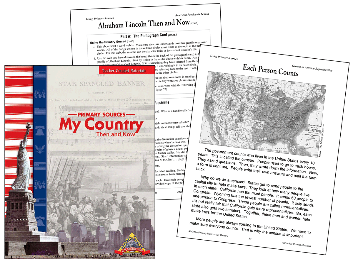 Primary Sources: My Country Then and Now Kit