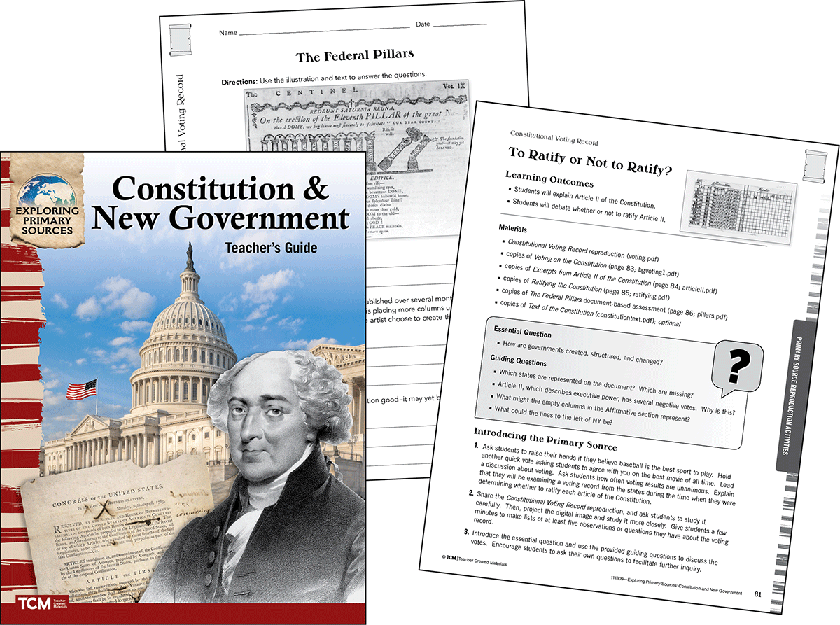 Exploring Primary Sources: Constitution & New Government, 2nd Edition Kit