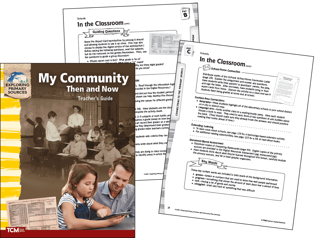 Exploring Primary Sources: My Community Then and Now, 2nd Edition Kit